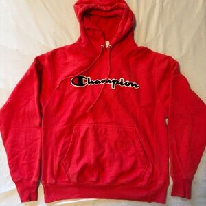 Champion Bold Red Men's Hoodie